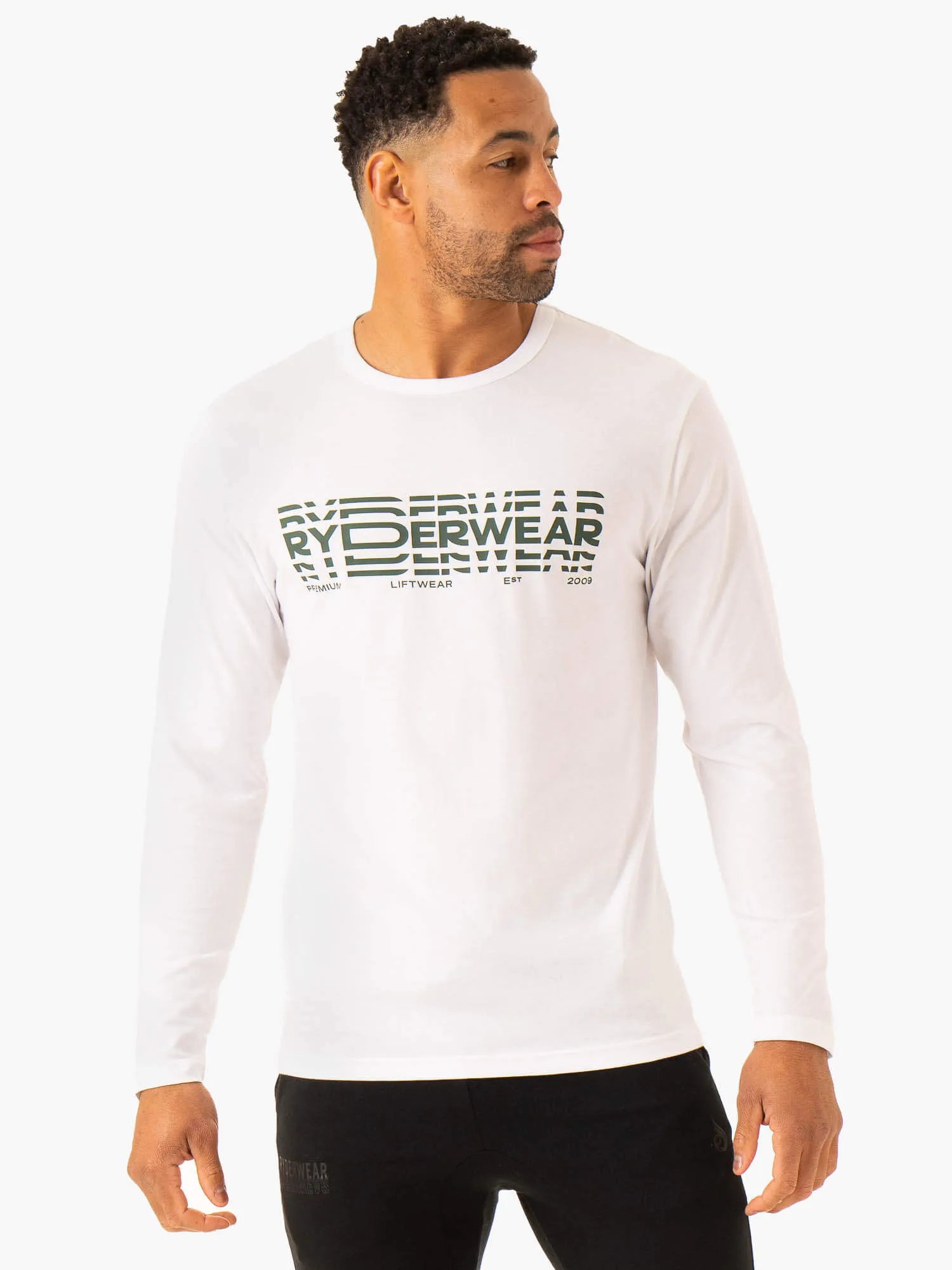 Graphic Long Sleeve T-Shirt - White casual joy