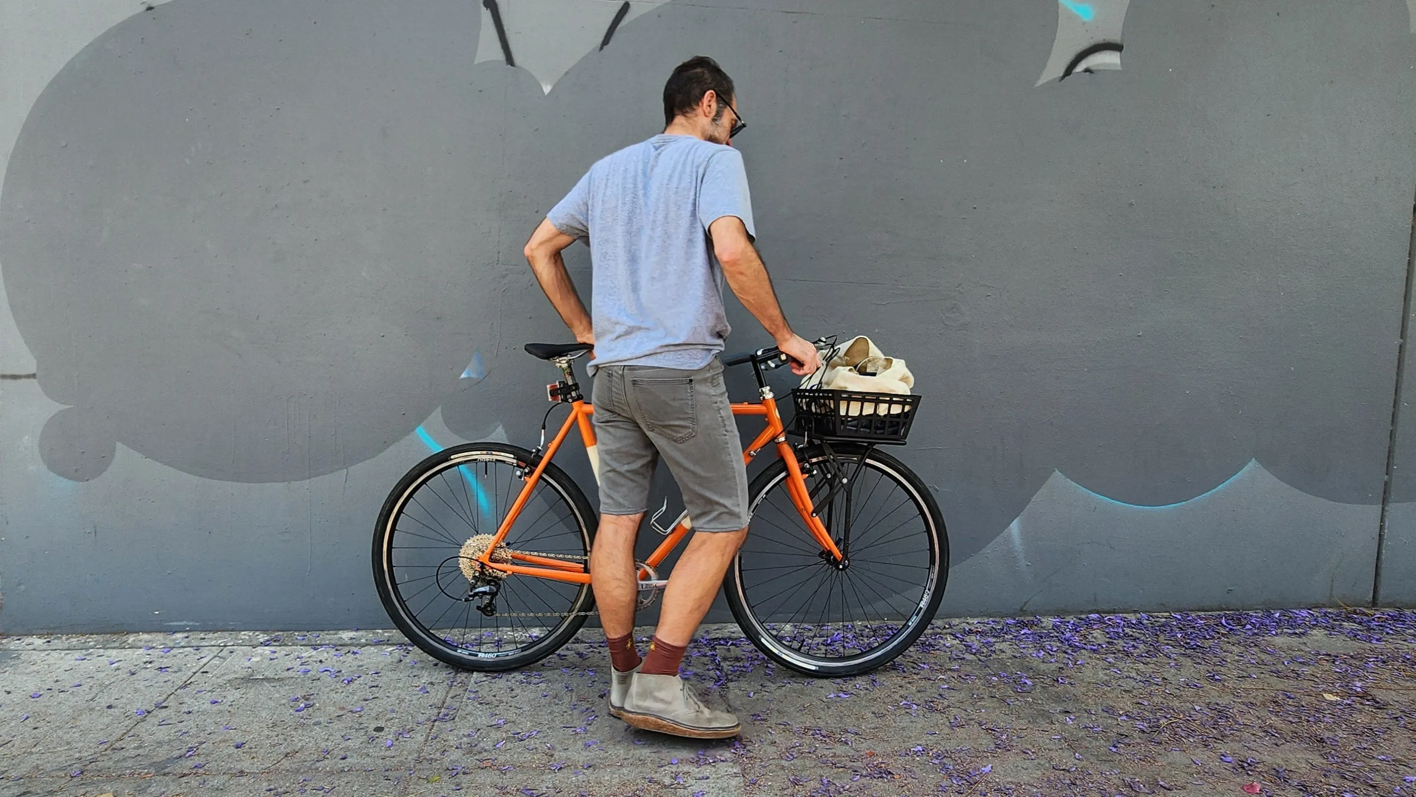grey wash CORDURA jorts sporty charm