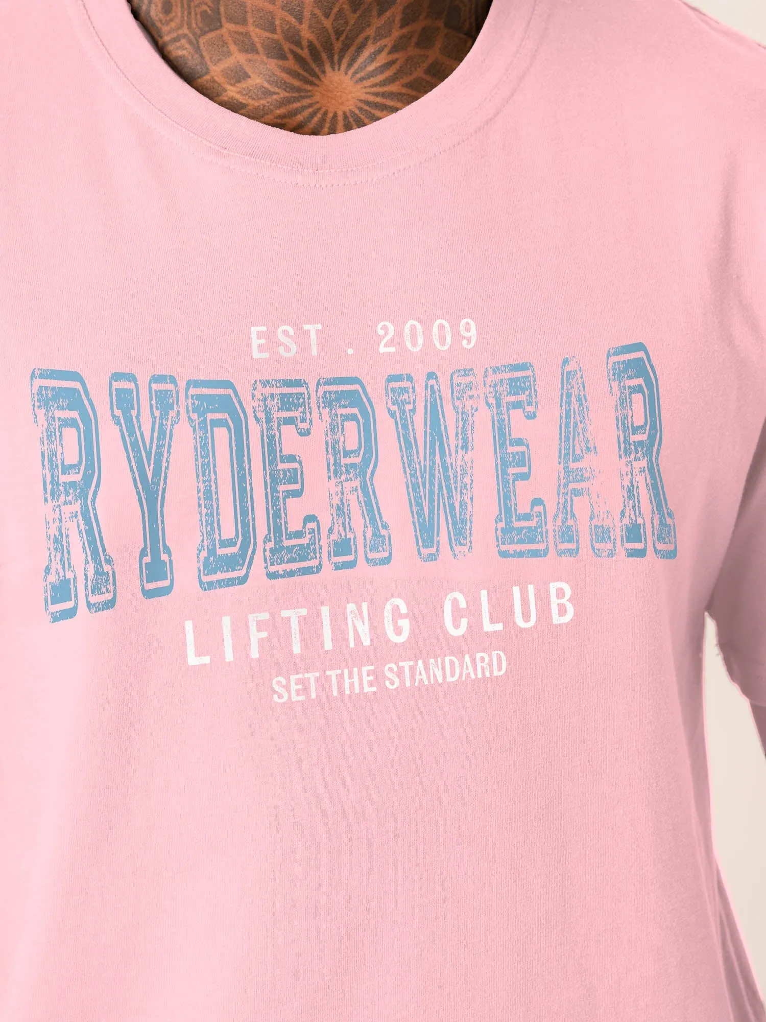 Grit Oversized T-Shirt - Pink modern classic