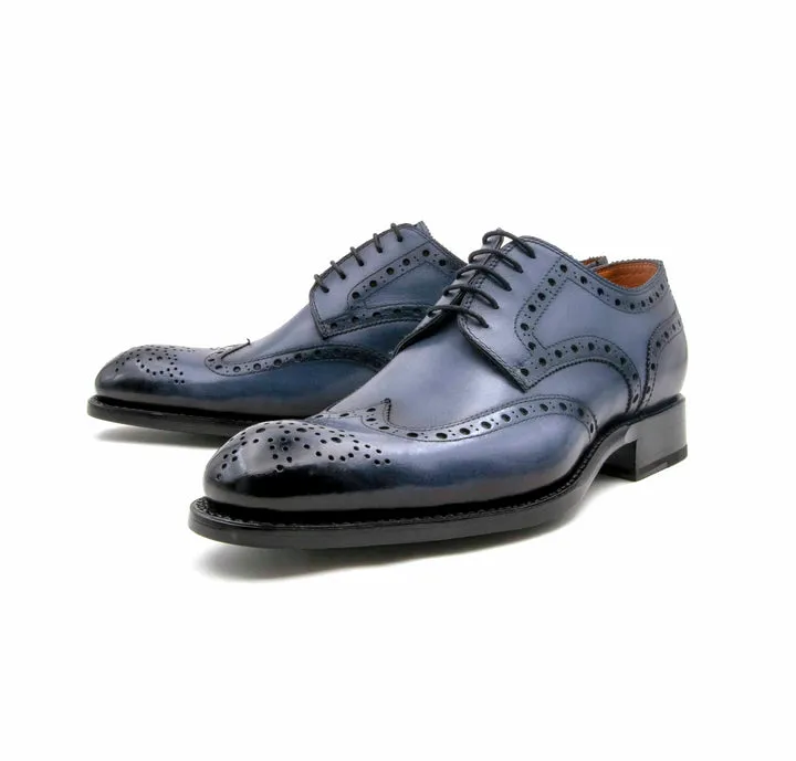 H and H Brogue Lace Up Shoes - Grey comfort boost