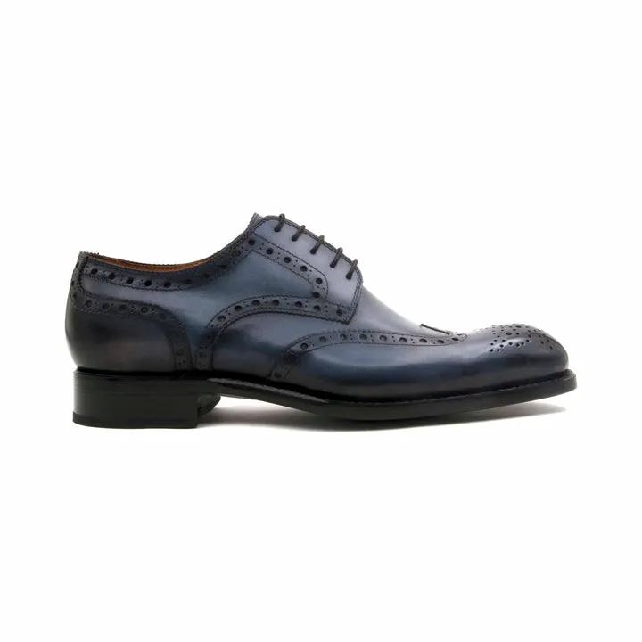H and H Brogue Lace Up Shoes - Grey elite pick