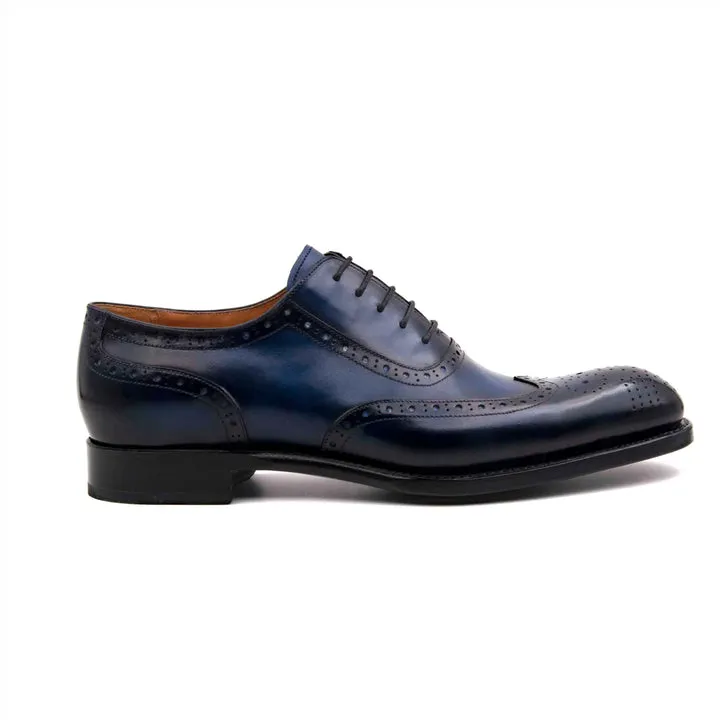 H and H Oxford Lace Up Shoes - Navy everyday dress