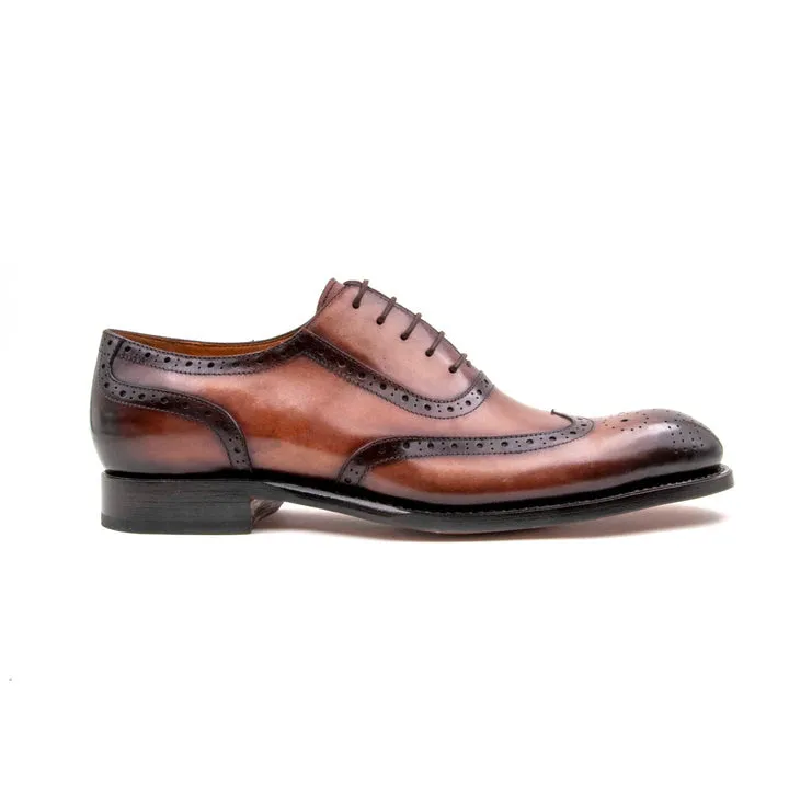 H and H Oxford Lace Up Shoes - Walnut calm mood
