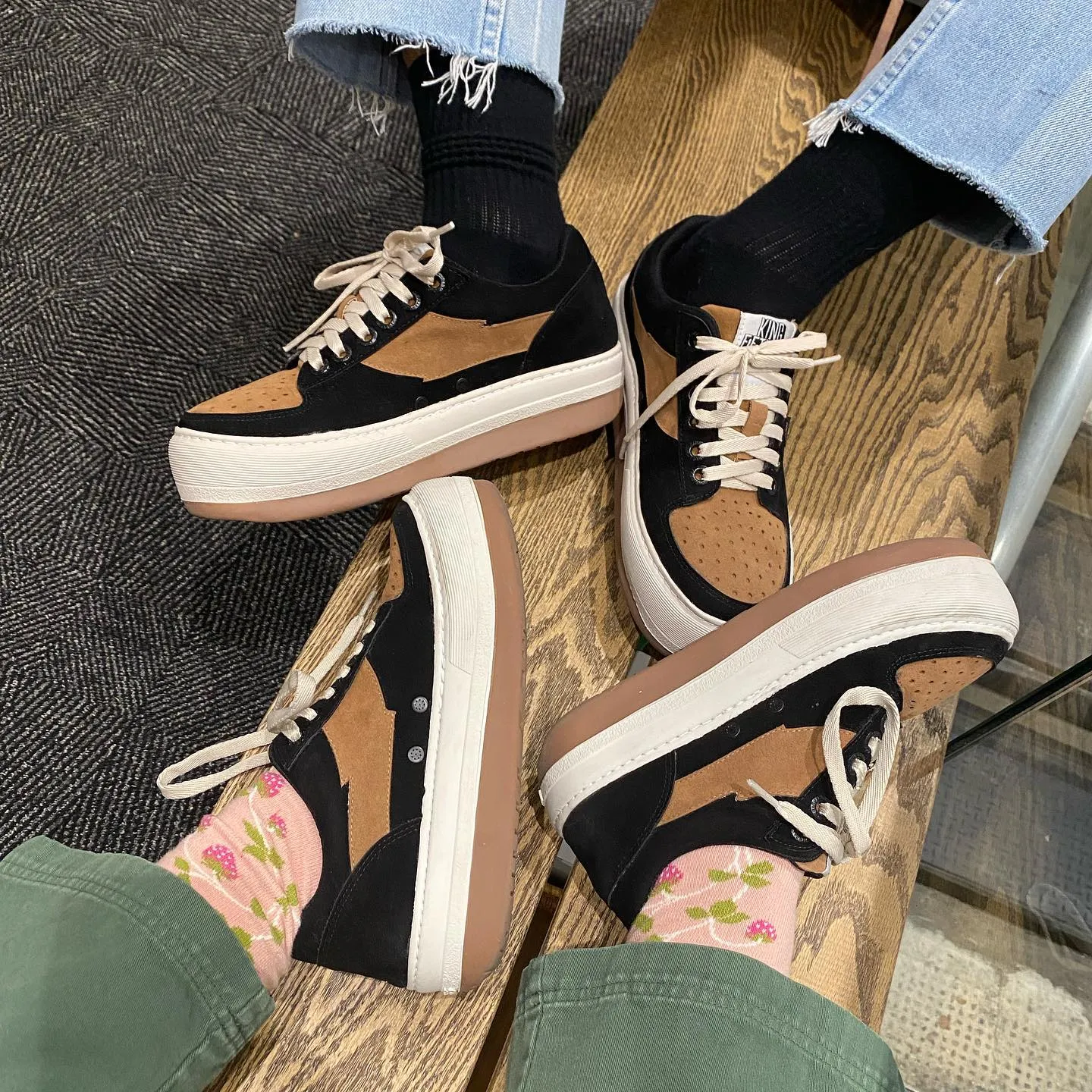 Harajuku Sneaker in Black from King55 Daily Comfort