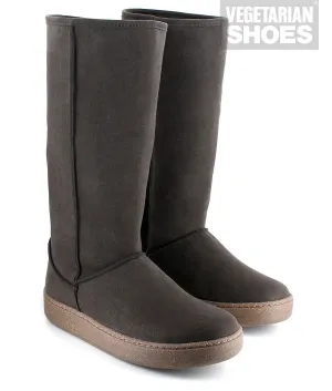 Highly Snugge Boot in Brown from Vegetarian Shoes alt edge