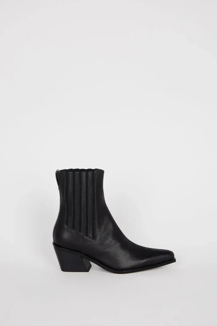 Hillary Boot in Black from Intentionally Blank heat guard
