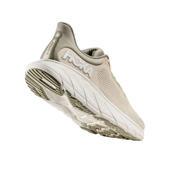HOKA Men's Arahi 7 Wide Neutral/Oatmilk/Barley Party Mode