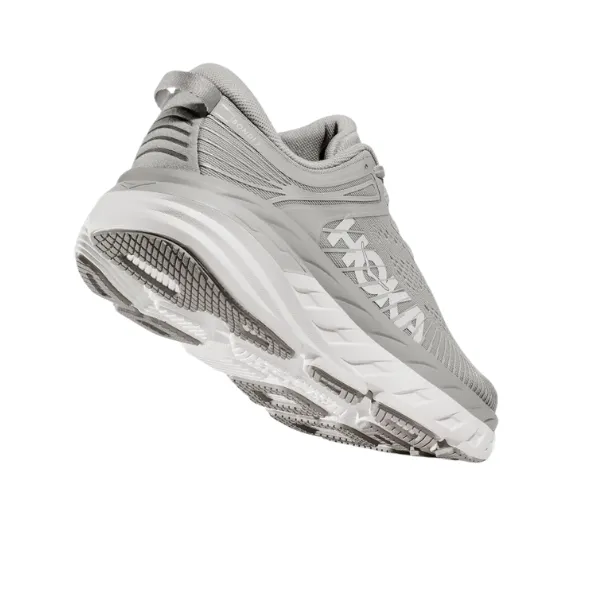 HOKA Men's Bondi 7 (Wide Width) Grey Cool Vibes