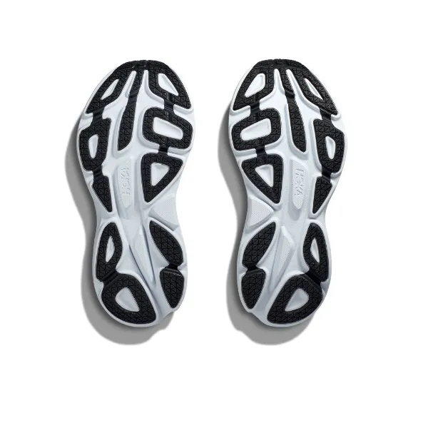 HOKA Men's Bondi 8 (Medium Width) Black/White Cloud Walk