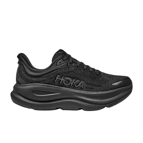 Hoka Men's Bondi 9 Black/Black weekend vibe