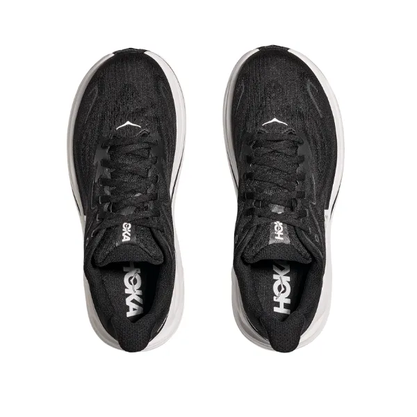 Hoka Men's Clifton 10 Black/White Ultra Ease