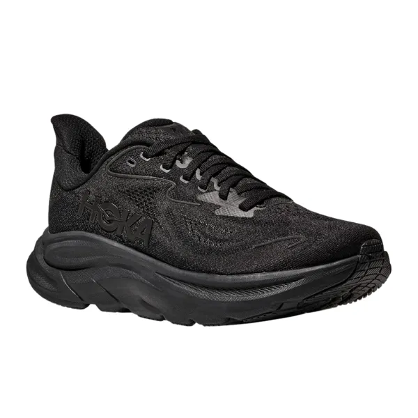 Hoka Men's Clifton 10 Wide Black/Black quick wear