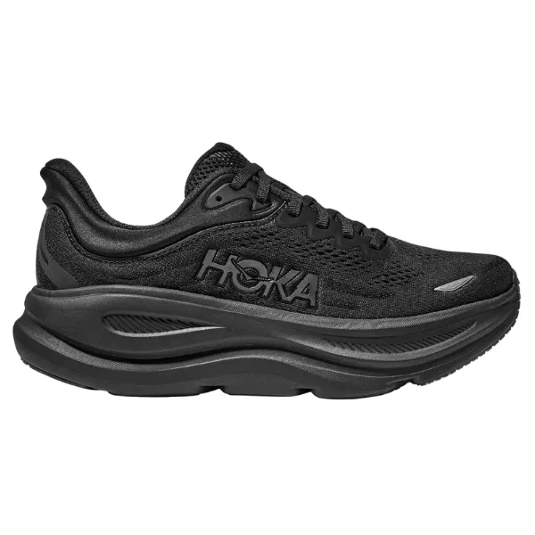 Hoka Men's Clifton 10 Wide Black/Black skin care