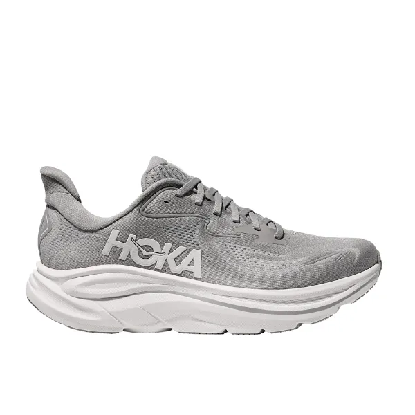 Hoka Men's Clifton 10 Wide Grey cloud sole