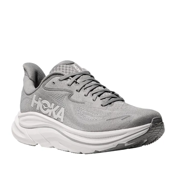 Hoka Men's Clifton 10 Wide Grey Day Trip