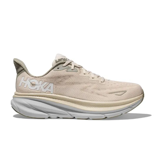 HOKA Men's Clifton 9 Medium Oatmilk/Barley/Neutral Energy Mode