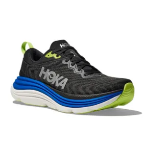 HOKA Men's Gaviota 5 Medium Black/Blue Cool Vibes
