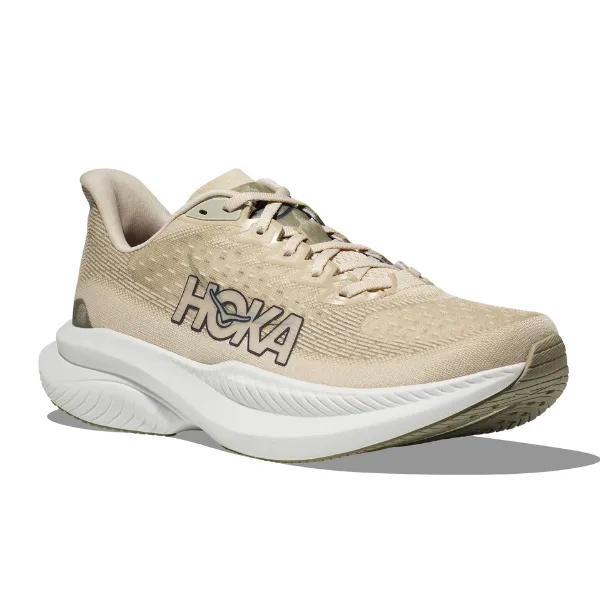 HOKA Men's Mach 6 (Medium Width) Beige/Oatmilk Barley sporty spirit