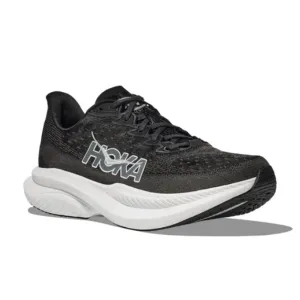 HOKA Men's Mach 6 (Wide Width) Black/White Chill Ride