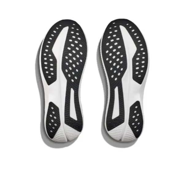 HOKA Men's Mach 6 (Wide Width) Black/White Ultra Flex