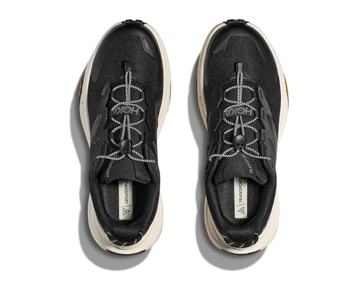 HOKA Men's Transport Wide Black/White lunch break