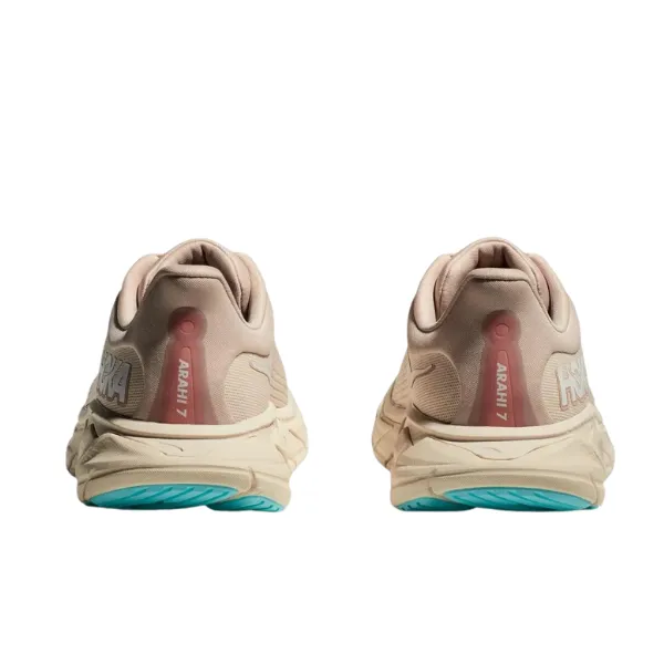 HOKA Women's Arahi 7 (Medium Width) Vanilla/Cream grip lock