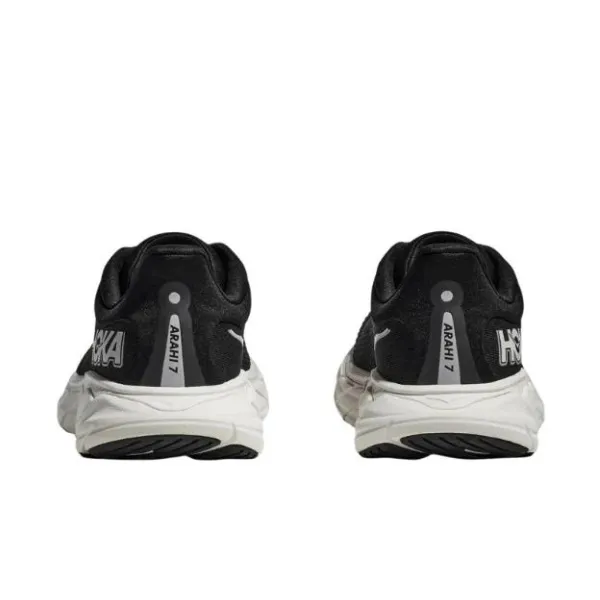 HOKA Women's Arahi 7 Wide Black/White Urban Fit