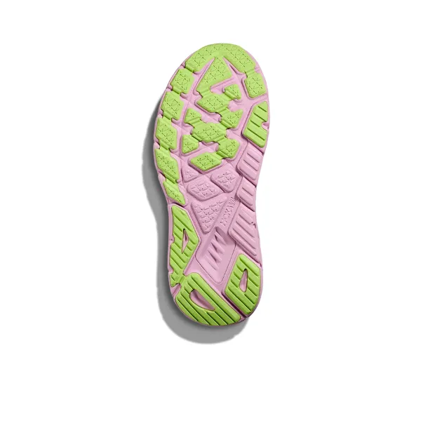 HOKA Women's Arahi 7 Wide Grey/Pink natural day