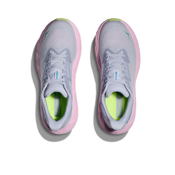 HOKA Women's Arahi 7 Wide Grey/Pink Lifestyle Dash