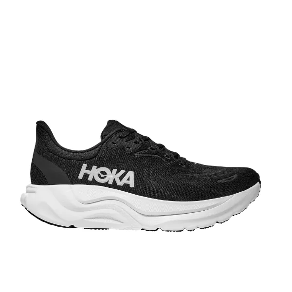 HOKA Women's Arahi 8 Wide Black/White day gear