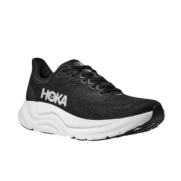 HOKA Women's Arahi 8 Wide Black/White Cloud Walk