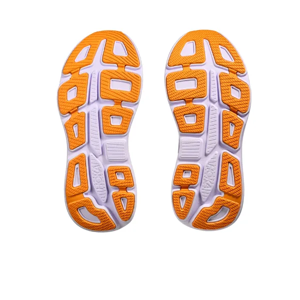 Hoka Women's Bondi 9 Wide Aster Flower / Starlight Glow Smooth Step