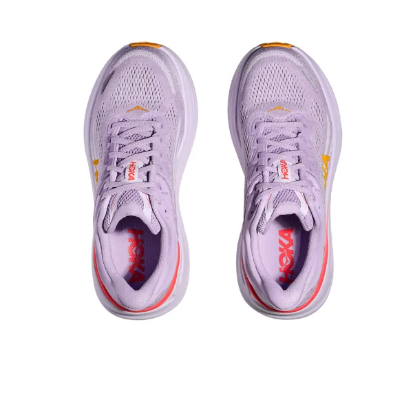 Hoka Women's Bondi 9 Wide Aster Flower / Starlight Glow Game Day