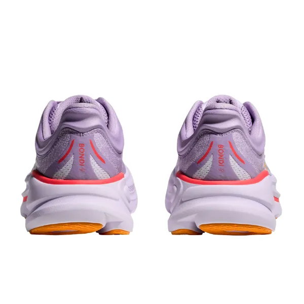 Hoka Women's Bondi 9 Wide Aster Flower / Starlight Glow All-Day Flex