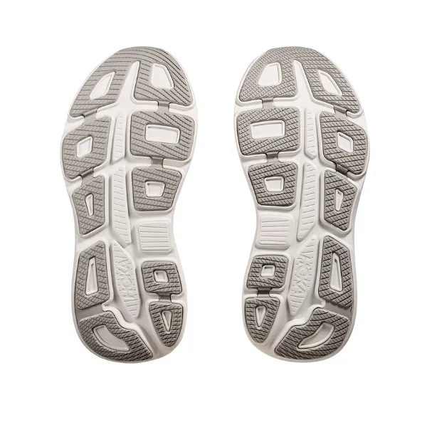 Hoka Women's Bondi 9 Wide Grey balance step