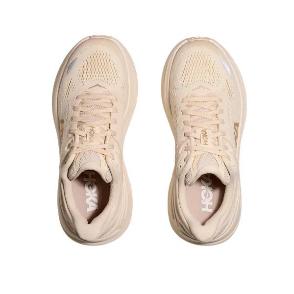 Hoka Women's Bondi 9 Wide Vanilla/Birch grip zone