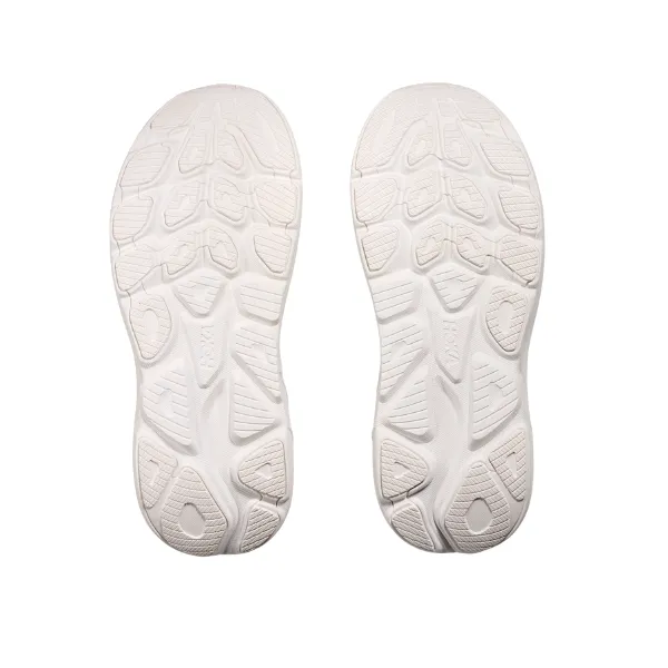 Hoka Women's Clifton 10 White heel rise