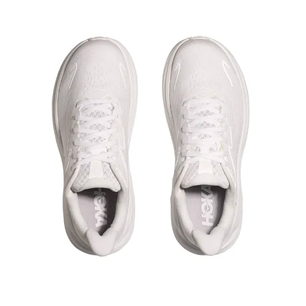 Hoka Women's Clifton 10 White pace tech
