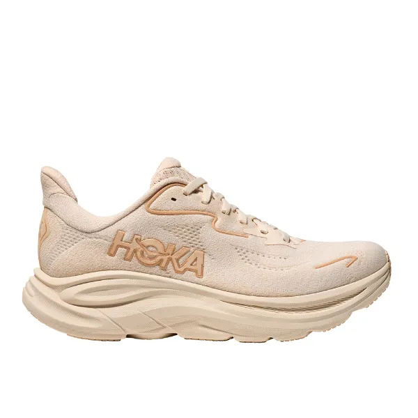 Hoka Women's Clifton 10 Wide Vanilla clean design