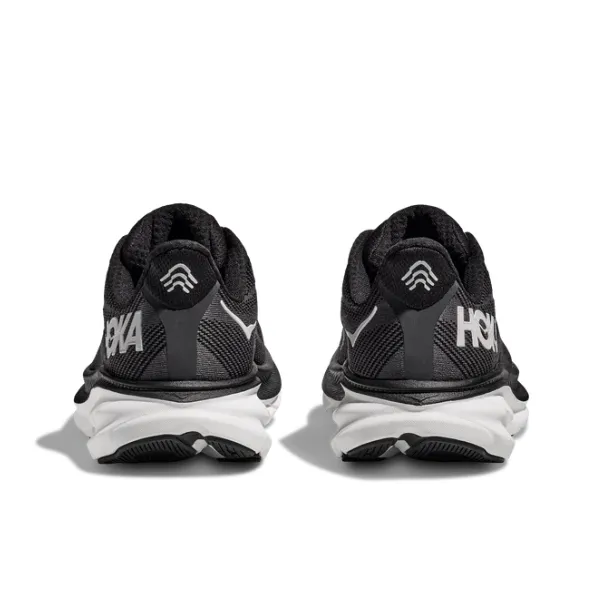 HOKA Women's Clifton 9 Wide Black / White dynamic fit