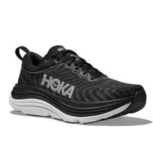 HOKA Women's Gaviota 5 Wide Black/White cloud touch