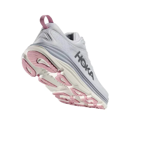 HOKA Women's Gaviota 5 Wide Grey trail vibe