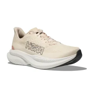 HOKA Women's Mach 6 (Medium Width) Vanilla safety walk