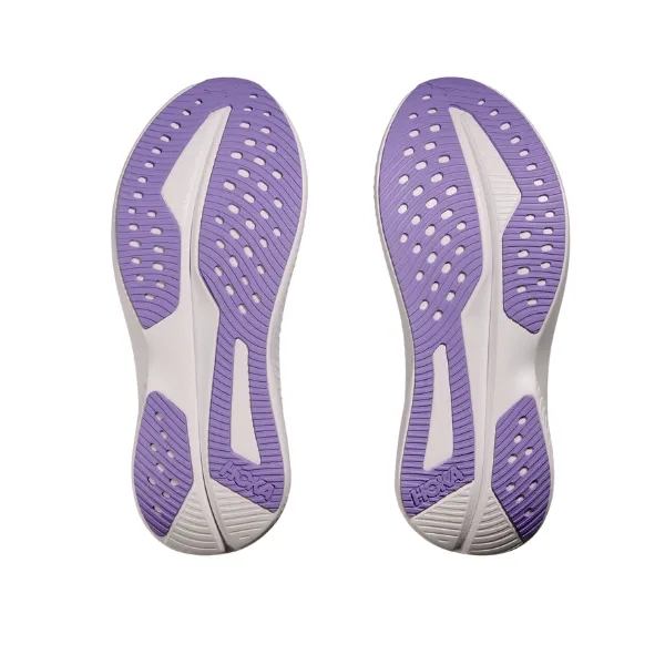 HOKA Women's Mach 6 Wide Grey/Orange cozy fit