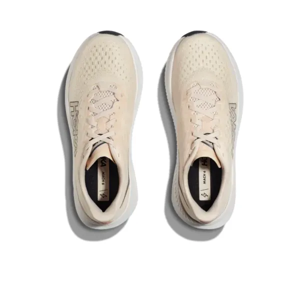 HOKA Women's Mach 6 (Wide Width) Vanilla casual fit