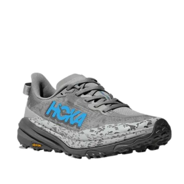 HOKA Women's Speedgoat 6 Stellar Grey/Asteroid Wide comfort vibe