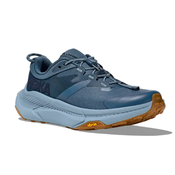 HOKA Women's Transport Blue/Grey go further