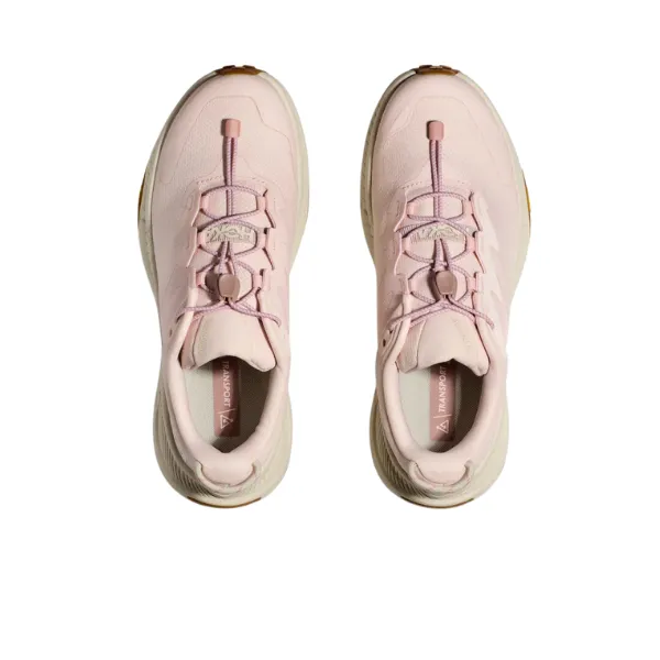 HOKA Women's Transport Cosmic Pearl/Oat Milk/Pink warm days