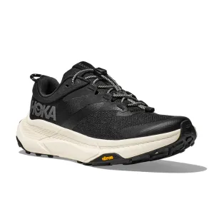 HOKA Women's Transport (Wide Width) Black/White boost fit