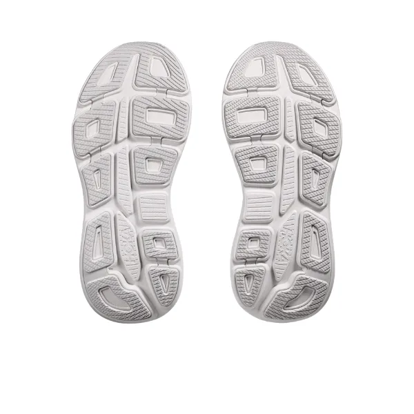 Hoka Women's Wide Bondi 9 Cosmic Grey/White rain guard